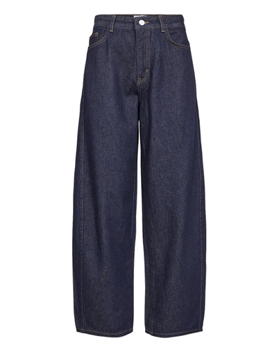 Nümph - NUAmsterdam Barrel Jeans - Dark Blue Denim 